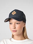 Бейсболка DJINNS арт. HFT Denim Wishy (темно-синий)